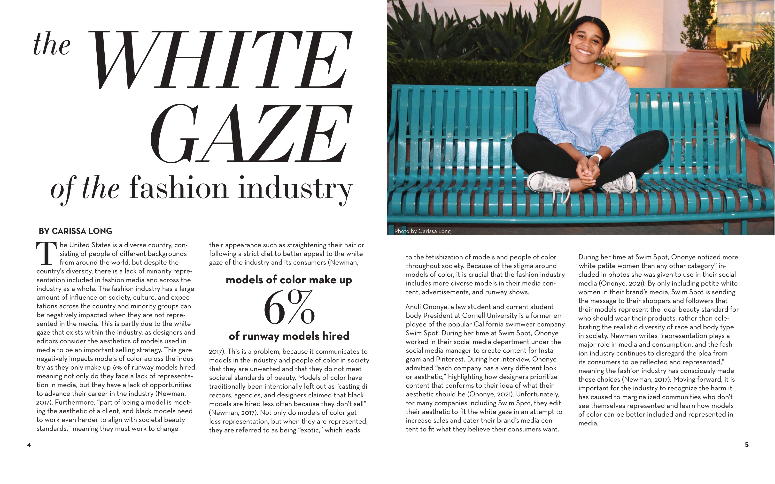 the white gaze of the fashion industry